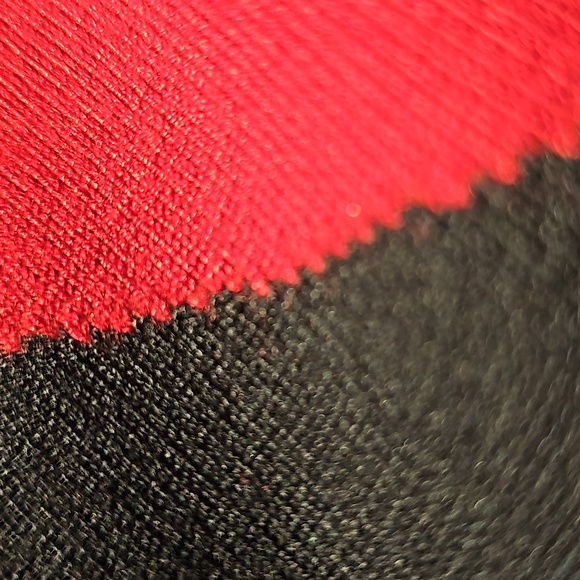 COCO & tashi red and black sleeveless stretch reverse knit dress size L US - Picture 7 of 7